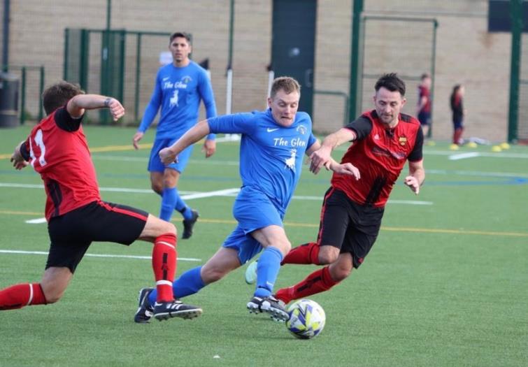 Dai Davies - opened the scoring for Merlins Bridge at Neyland
